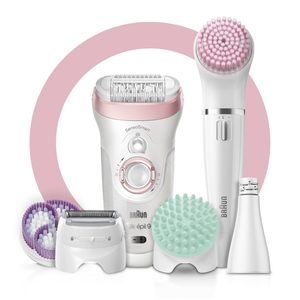 Braun Beauty Set 9 9-985BS Deluxe 7-in-1 Cordless Wet & Dry Epilator