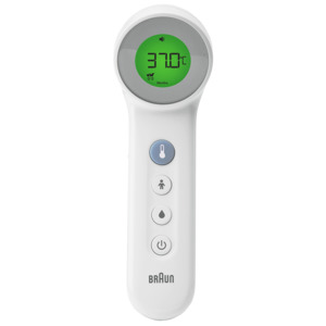 Products: BRAUN 3-in-1 Touchless + Forehead thermometer