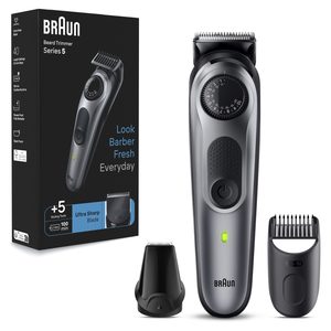 Products: Braun Beard Trimmer Series 5 5440, Trimmer For Men with Styling Tools and 100-min Runtime