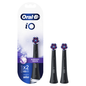 Oral-B iO Radiant White Replacement Brush Heads 2pk – White