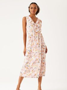 Products: Scotch & Soda Shirt Dress In Viscose Jacquard-Flower Camo