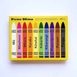 Stationery: Pene Hinu - 10 Crayons