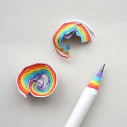 Stationery: Rainbow Pencils