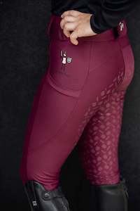 Breeches: PerformanceXT Deep Plum Riding Tights