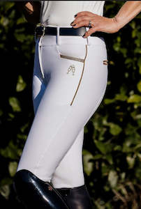 Breeches: DW Endura Gold Celebration White Breech