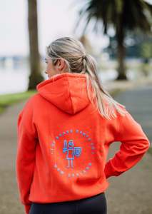 Hoodies Active Wear: Vermilion Orange Hoodie