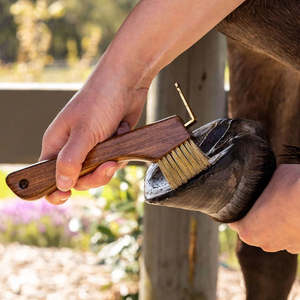 All: Copper Bristle Wooden Hoof Pick