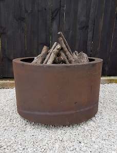 Firepits Braziers: TUTUKAKA Round Corten Steel Firepit
