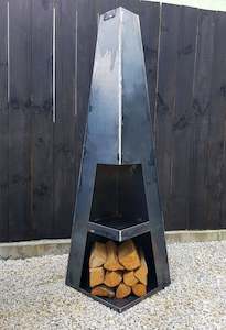 Firepits Braziers: TARANAKI Corten Steel Fireplace