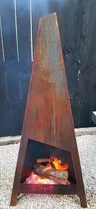 AORAKI Corten Outdoor Fireplace