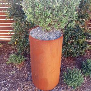 Bray 360 Corten Steel Planter