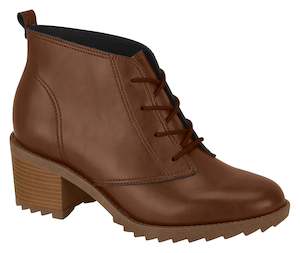 Moleca: Moleca Ref 5336.102 Women Fashion Comfy Ankle Boot in Coffee