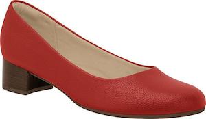 Red: Piccadilly Ref: 200a-140072 Red Flight Attendant Crew Shoes For Uniform Business With Low Heel