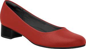 Red: Piccadilly Ref: 140072 Red Flight Attendant Crew Shoes For Uniform Business With Low Heel