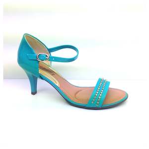 Mid Heel: Piccadilly 801149-358 N Women Sandal Mid Heel Turquoise