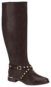 Pre Order: Vizzano Ref 3077.104 Women Fashion Comfy Long Boot in Coffee