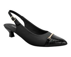 Piccadilly Ref 740150 the Black Slingback Pointed Toe Innovative Materials, Gene&hellip;