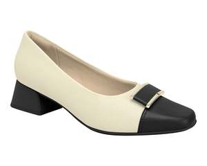 Piccadilly Working Woman Trend Shoe - Black & White (Ref 160083-03)