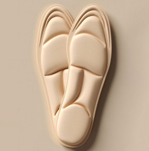 Nude: Nude High-Heel Fashion Insoles for Women: 1 Pair of Comfortable and Breathable Inserts