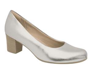 Silver Prata Court Shoe (Ref 110072-3213)