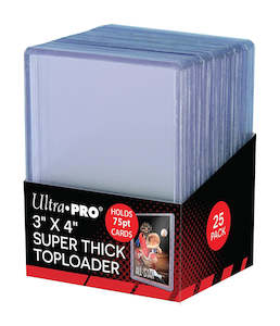 Accessories: 75PT (25) Ultra-Pro Regular Toploaders For Sports Cards