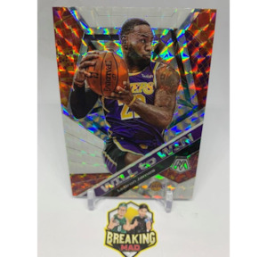 Single Cards: #S12 - 19-20 Lebron James Will To Win Siver Prizm Mosaic