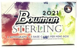 Mlb Boxes: 2021 Topps Bowman Sterling - Mini Box