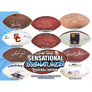 2025 Gold Rush Sensational Signatures Football Edition