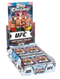Ufc And Wwe: 2025 Topps Chrome UFC Hobby Box