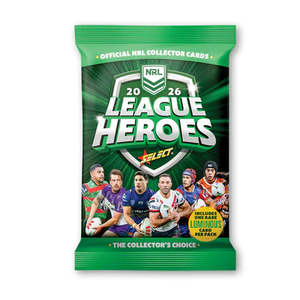 Nrl: 2026 NRL League Heroes Cards Pack