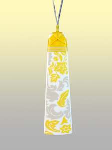 Bright Floral Ceramic Pendant