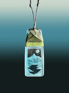 Men: Moonscape pendant