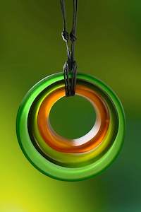 Green and Amber Three Rings