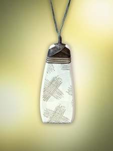 Crown Lynn Staccato Ceramic Pendant