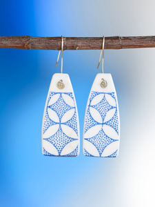 All Earrings: Pacific Flower Ceramic Earrings