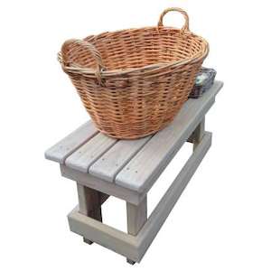 Products: Washing Basket Stool/Holder - LOW - (900L x 380D x 450H)