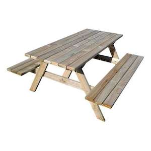 Kiwi Classic - 1.5m Long - Adults Traditional Picnic Table / Classic BBQ Table