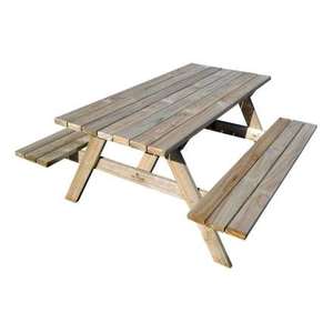 Adults: Kiwi Classic - 1.5m Long - Adults Traditional Picnic Table / Classic BBQ Table