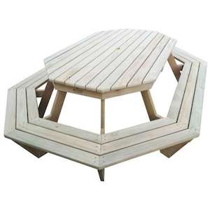 Adults: The Long Weekender - Adults Octagonal / Round BBQ Table - 10 Seats