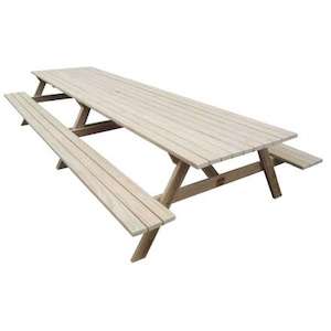 Kiwi Super-Sized - 3.6m Long" - Wide Adults Picnic Tables / BBQ Tables