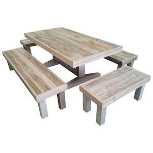 Adults: Exquisite Entertaining - Rectangular Table & Benches - 10seats