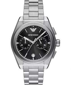 Emporio Armani: Emporio Armani - Chronograph stainless steel watch