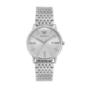 Emporio Armani: Emporio Armani - Three-Hand Date Stainless Steel Watch