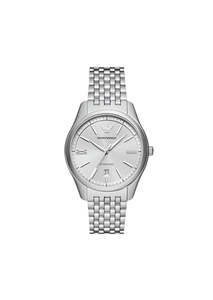 Emporio Armani - Three-Hand Date Stainless Steel Watch