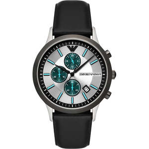 Emporio Armani: Emporio Armani - Mens Stainless Steel Quartz Watch