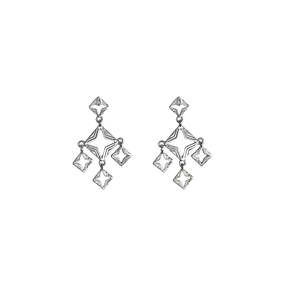 Lindi Kingi Design: Lindi Kingi - Byzante Embrace Mini Earrings Silver