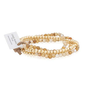Lindi Kingi Design: Lindi Kingi - Beaded Bracelet Cinnamon Thins Set