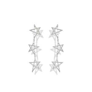 Lindi Kingi Design: Lindi Kingi - Star Of The Night Earrings Silver