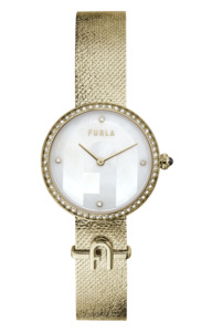 Furla: Furla - Small Logo Gold Bracelet Watch