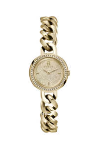 Furla: Furla - Chain Crystal Gold Watch